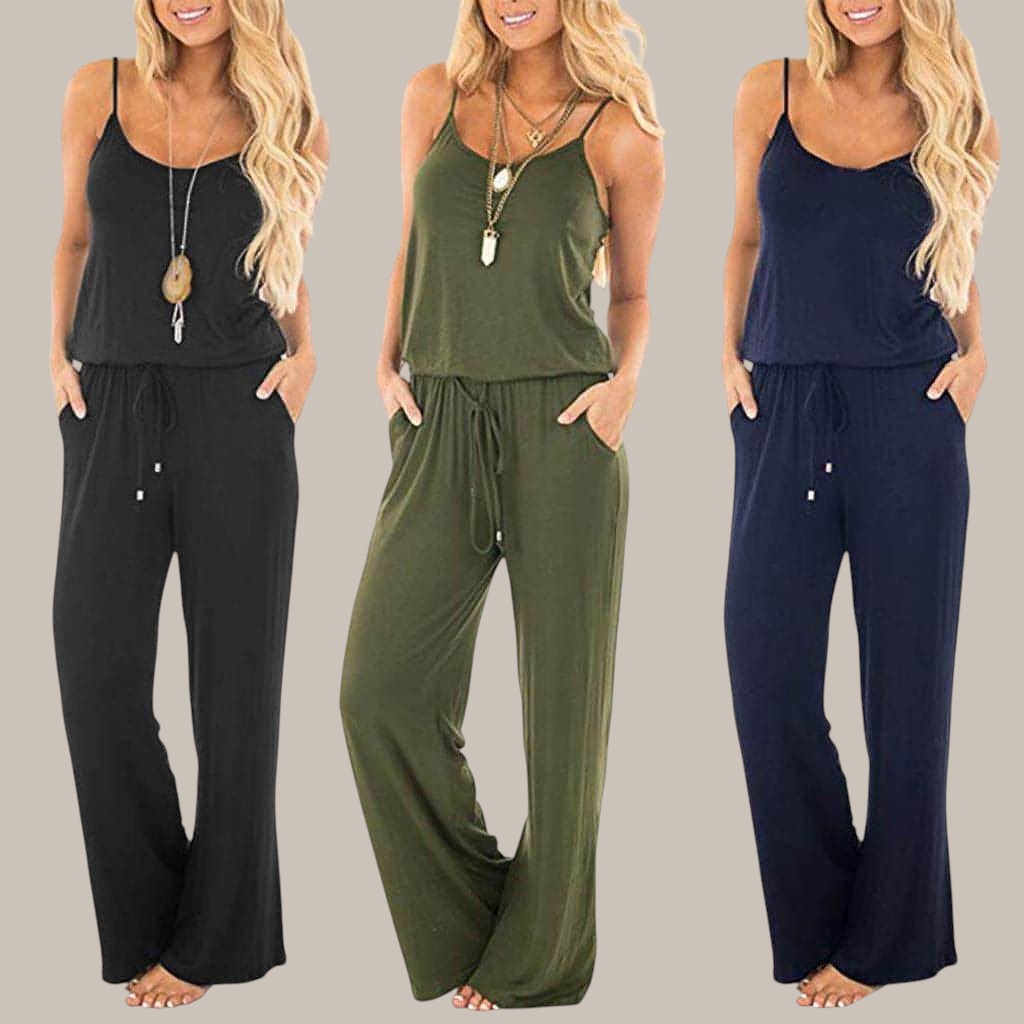 Women's suspenders jumpsuit
