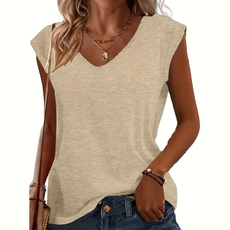 Soft Essentials – V-Neck Tank Set (3-Pack)