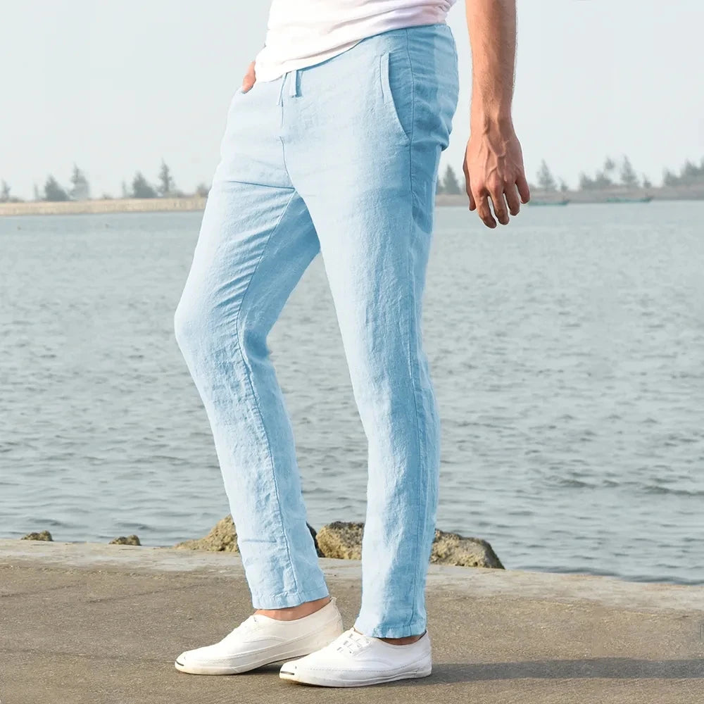 Men’s Cotton-Linen Pants