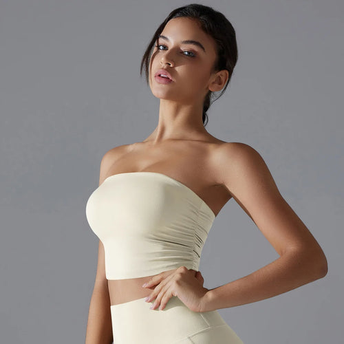 Naadloze Strapless Sporttop