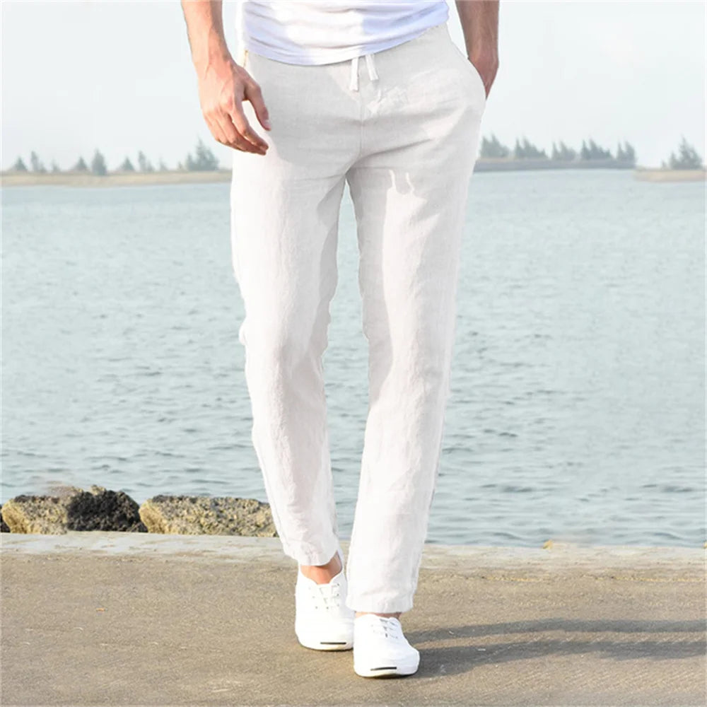 Men’s Cotton-Linen Pants