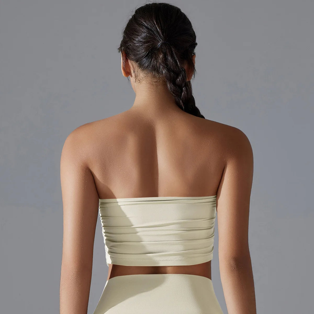 Naadloze Strapless Sporttop