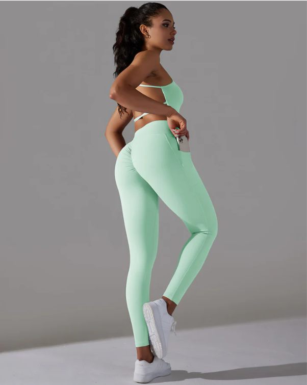 Dames Sportset β Naadloze Legging & Sport-BH