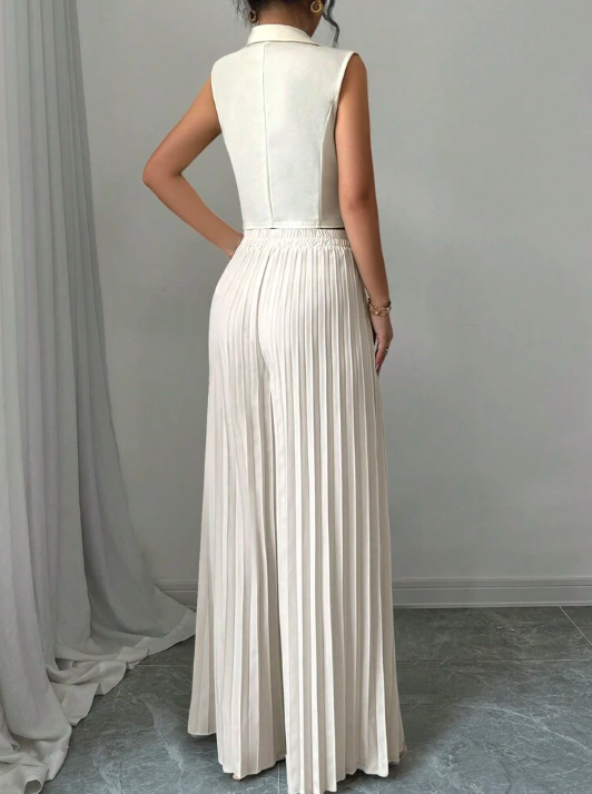 Sleeveless Suit Set