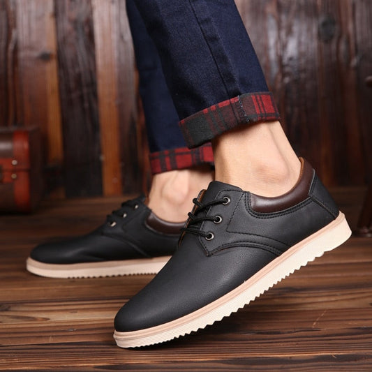 Herr Casual Platta Oxford Sneakers