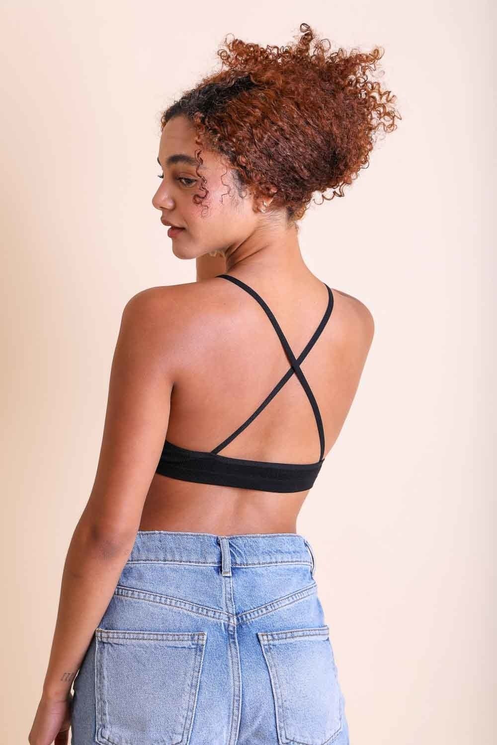 LaceGlow Halter Bralette