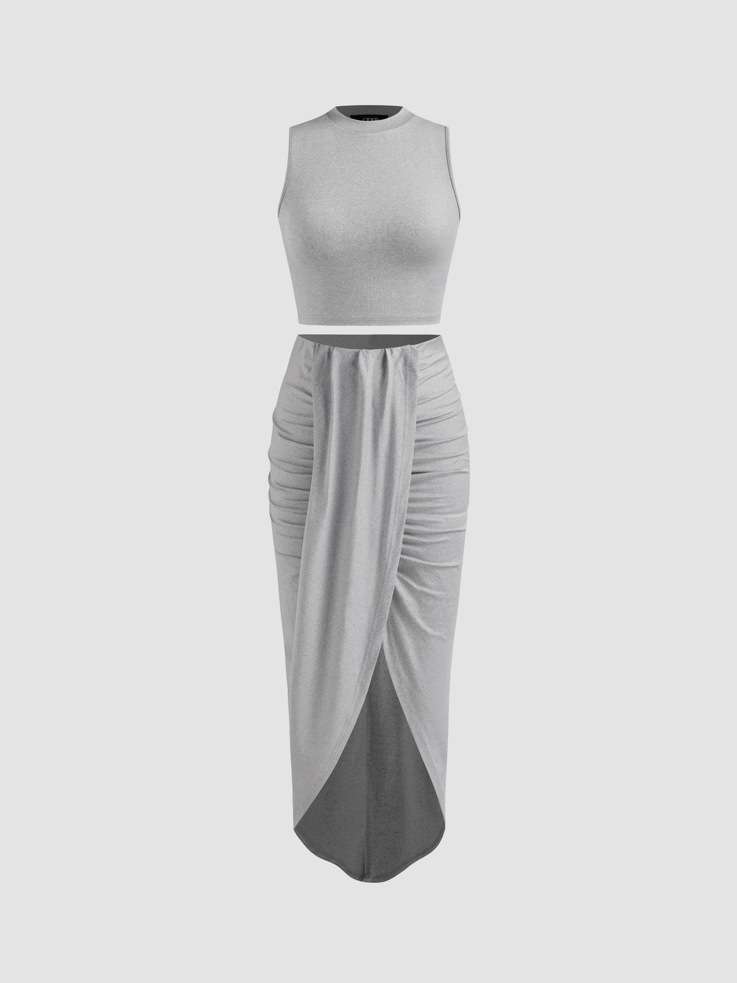 Luxe A-symmetrische Vestjurk
