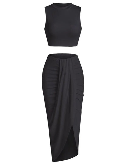 Luxe A-symmetrische Vestjurk