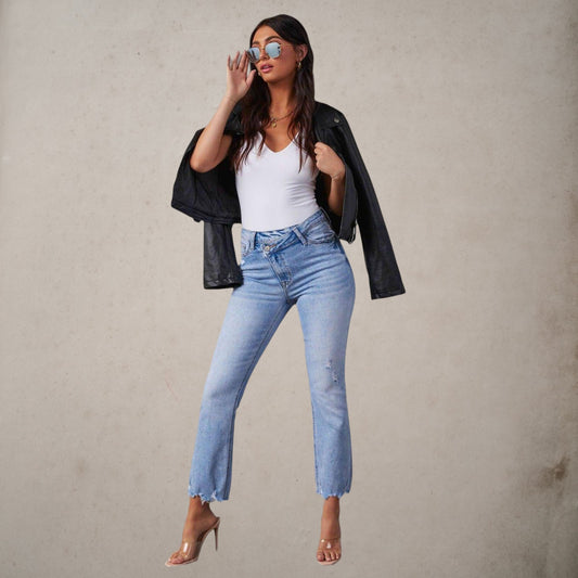 Fashion Damesjeans – Washed Skinny Fit
