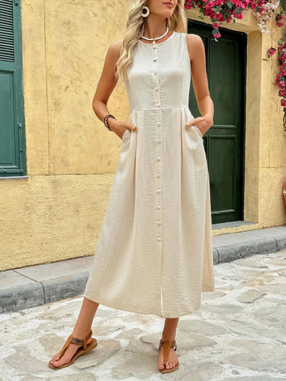 Sleeveless Midi Dress