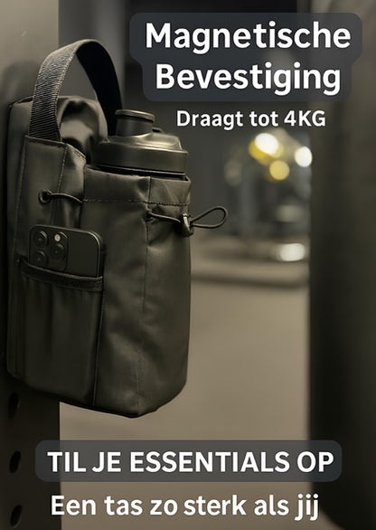 MagneticFit Pro: Fitnessfles met Tas en Organizer