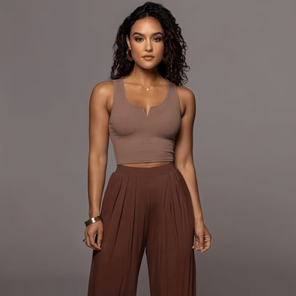 Women's Slim Fit Midriff-baring