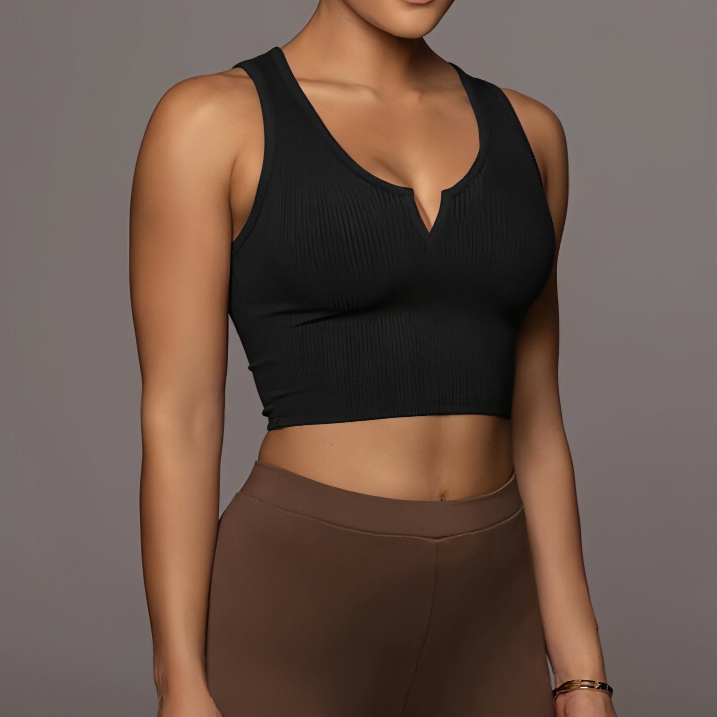 Women's Slim Fit Midriff-baring