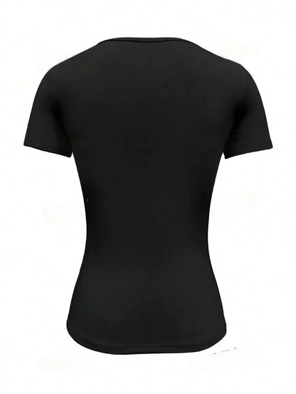 Essentiële Vrouwelijke Basic Crop Top