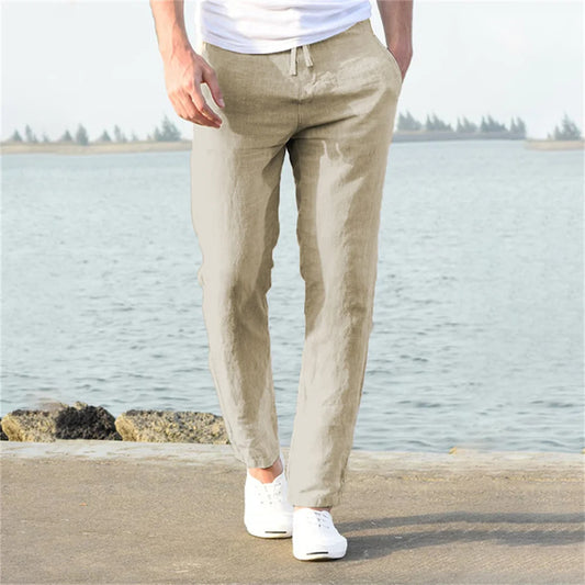Men’s Cotton-Linen Pants
