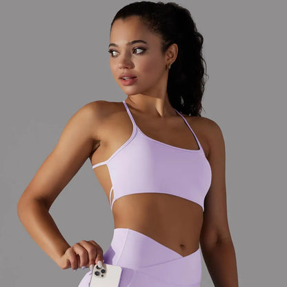 Dames Sportset – Naadloze Legging & Sport-BH