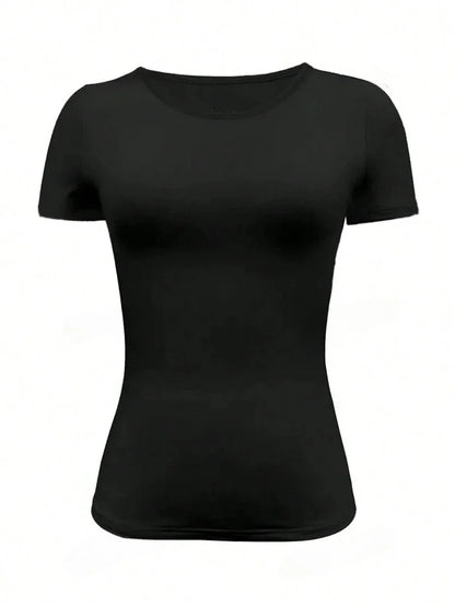 Essentiële Vrouwelijke Basic Crop Top
