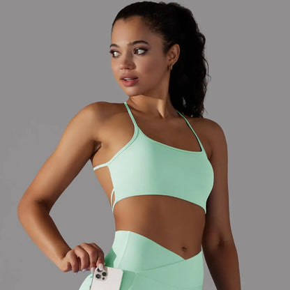Dames Sportset – Naadloze Legging & Sport-BH