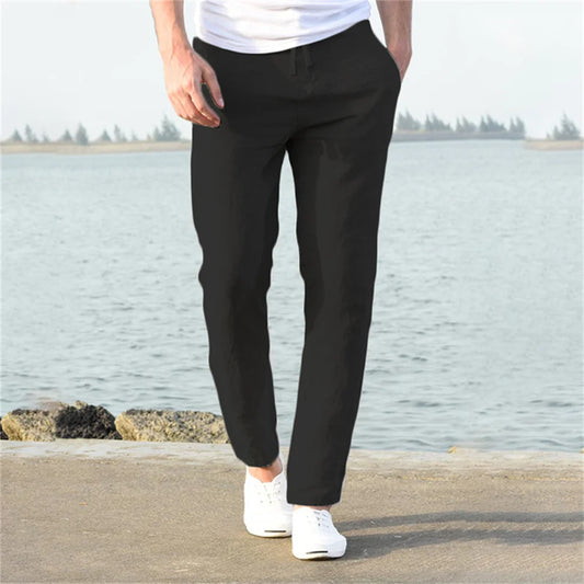 Men’s Cotton-Linen Pants