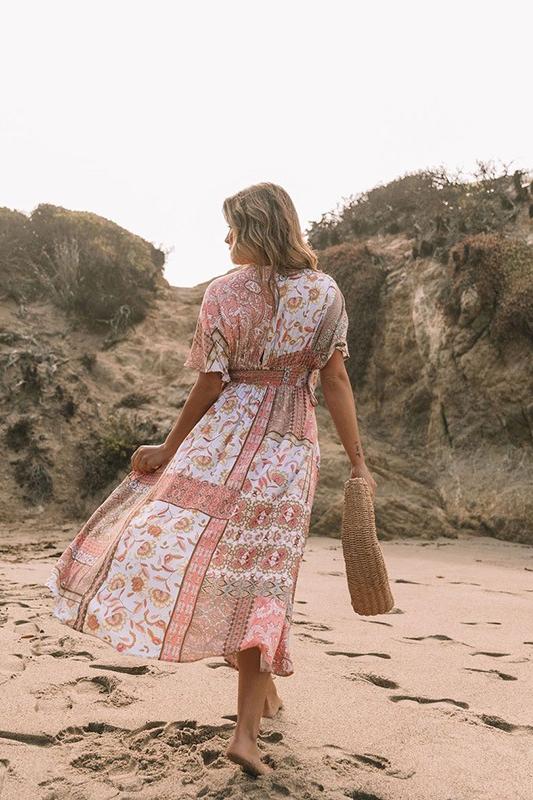 Fashion Spring Printing Dress Women