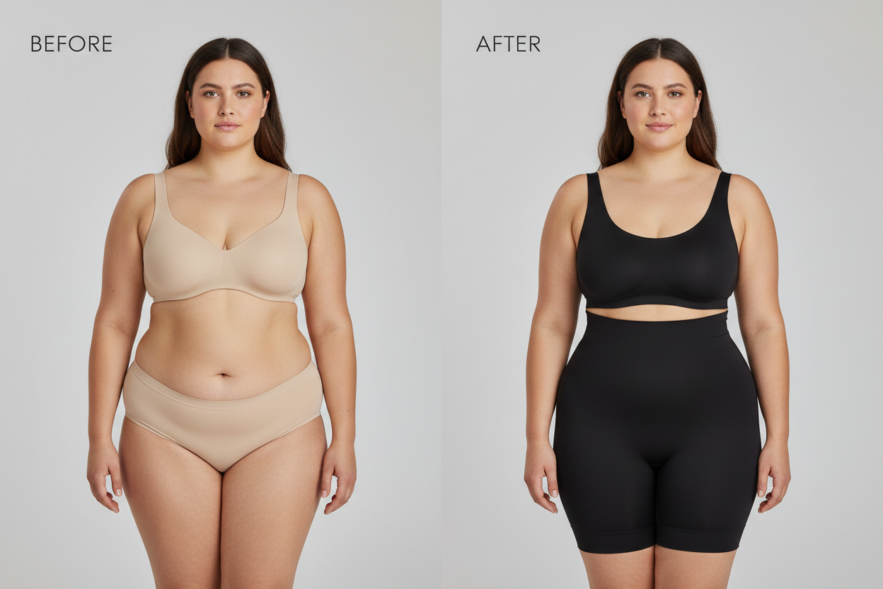 Fettförbrännande högmidjade underkläder Shapewear Butt Lifter sömlösa kvinnor