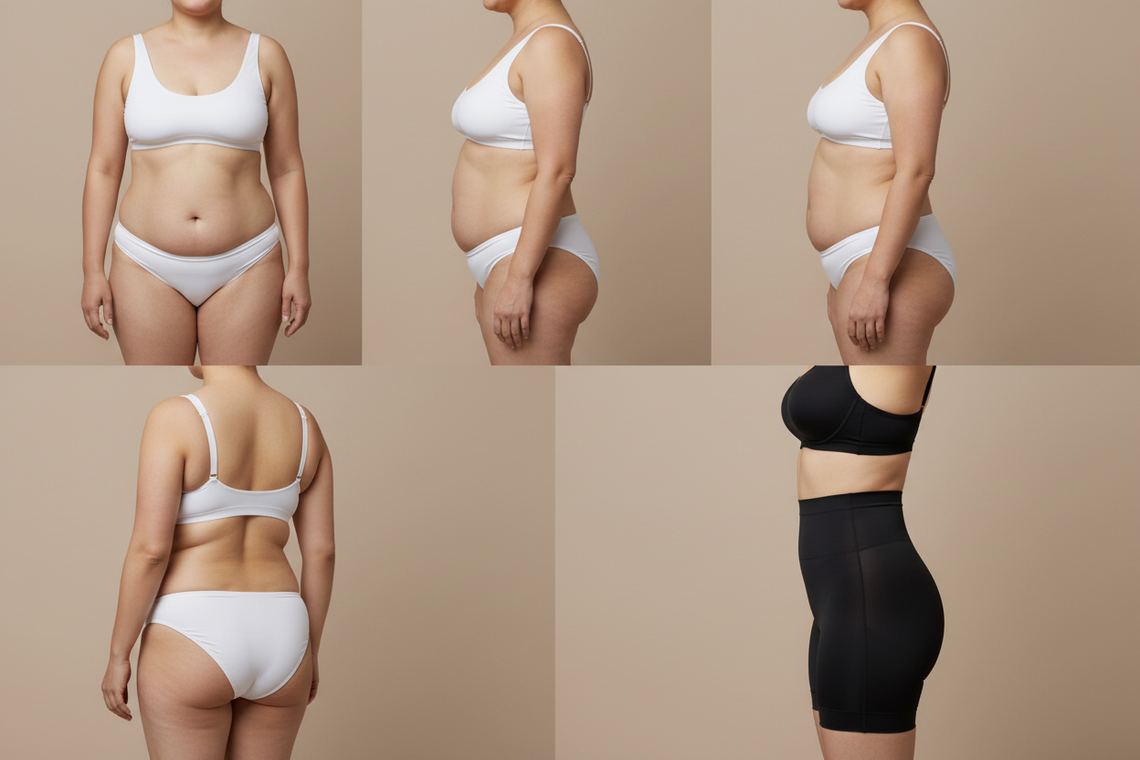 Fettförbrännande högmidjade underkläder Shapewear Butt Lifter sömlösa kvinnor