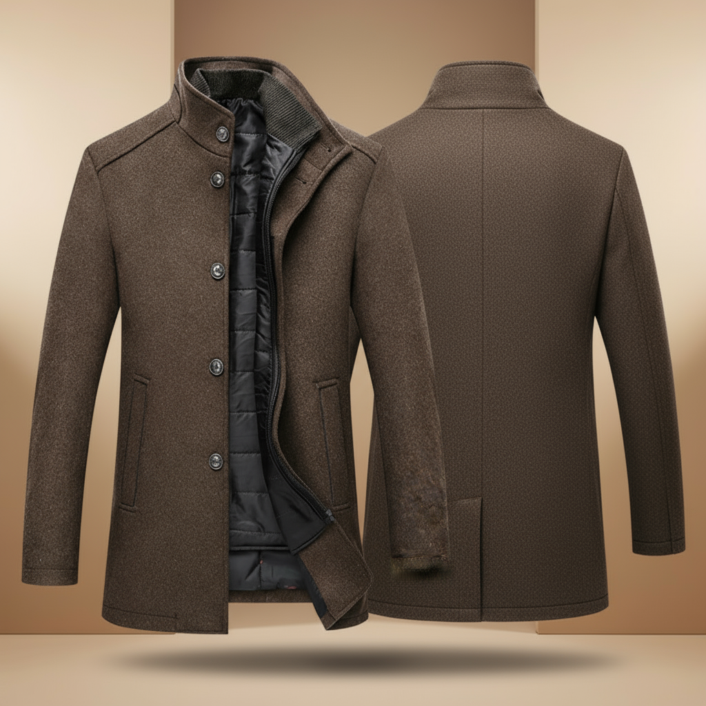 Bruine jas combinatie