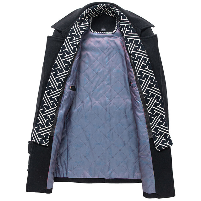 Herrullkappa med avtagbar halsduk