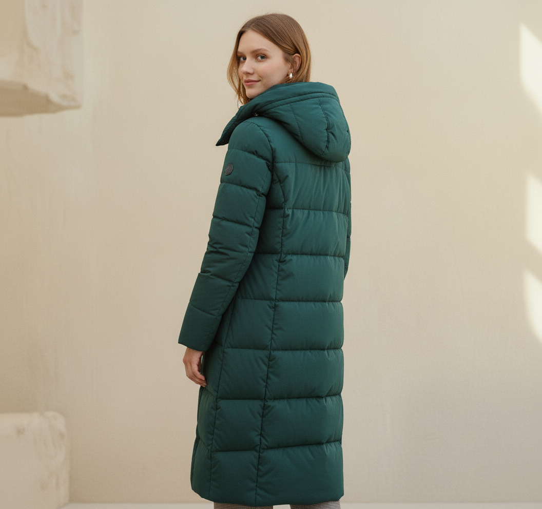 Donkergroen achterkant volledig clean