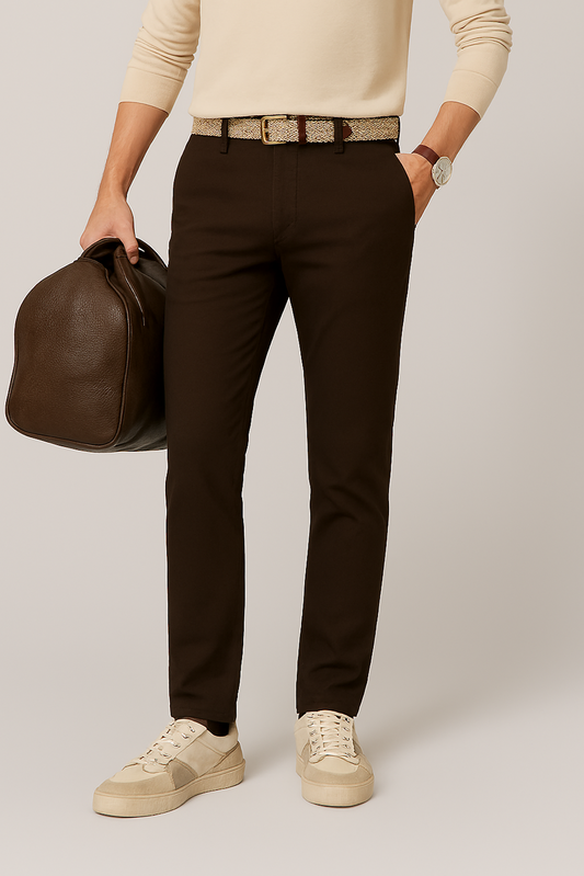Skräddarsydda chinobyxor för män