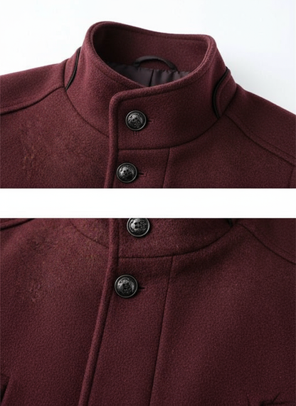 Kraag en knoppen detail