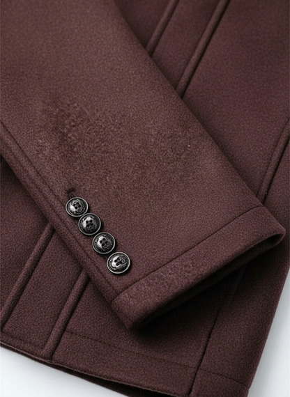 Manchet met knoppen detail